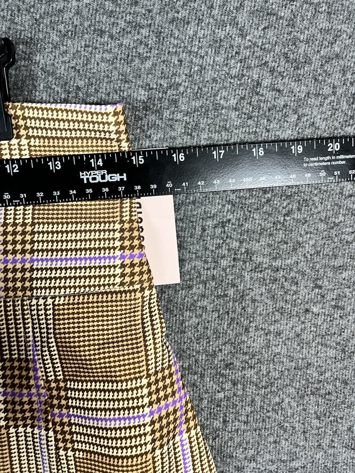Missguided Skirt Women’s Plaid Brown Short Size 6 Zip 