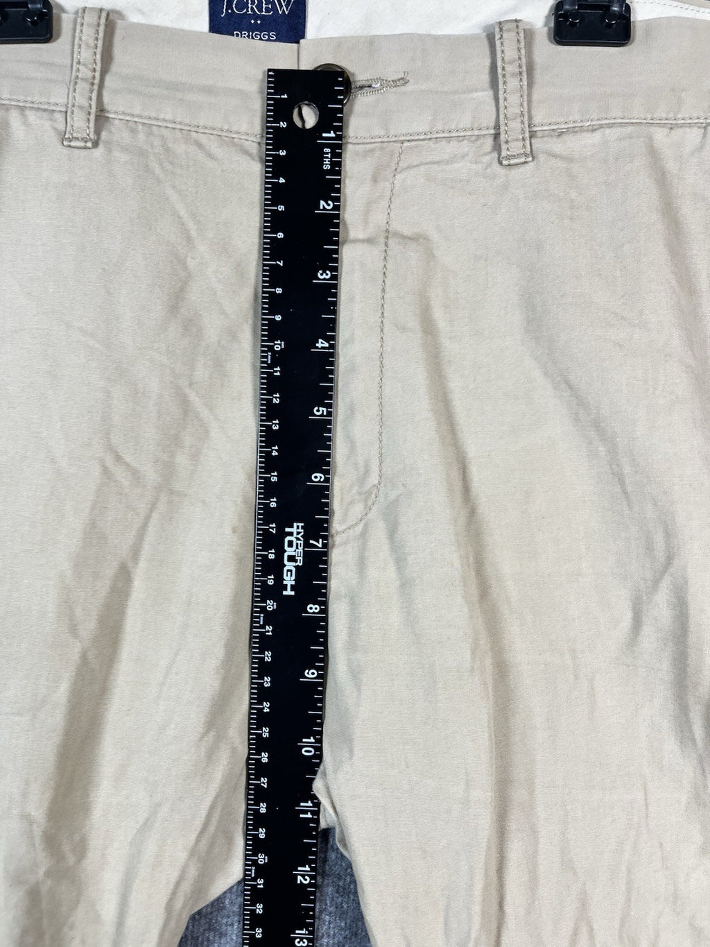 J Crew Drugs Khaki Pants Men’s 33/30 Button Zip Pockets 