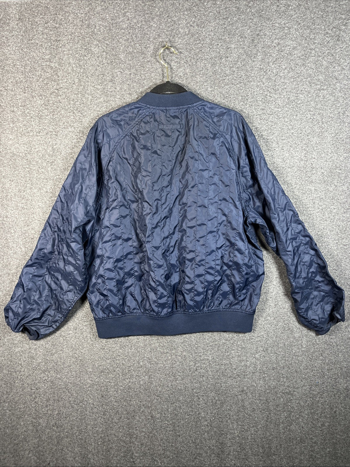 Armani exchange men’s bomber jacket Blue vintage Full zip extra large