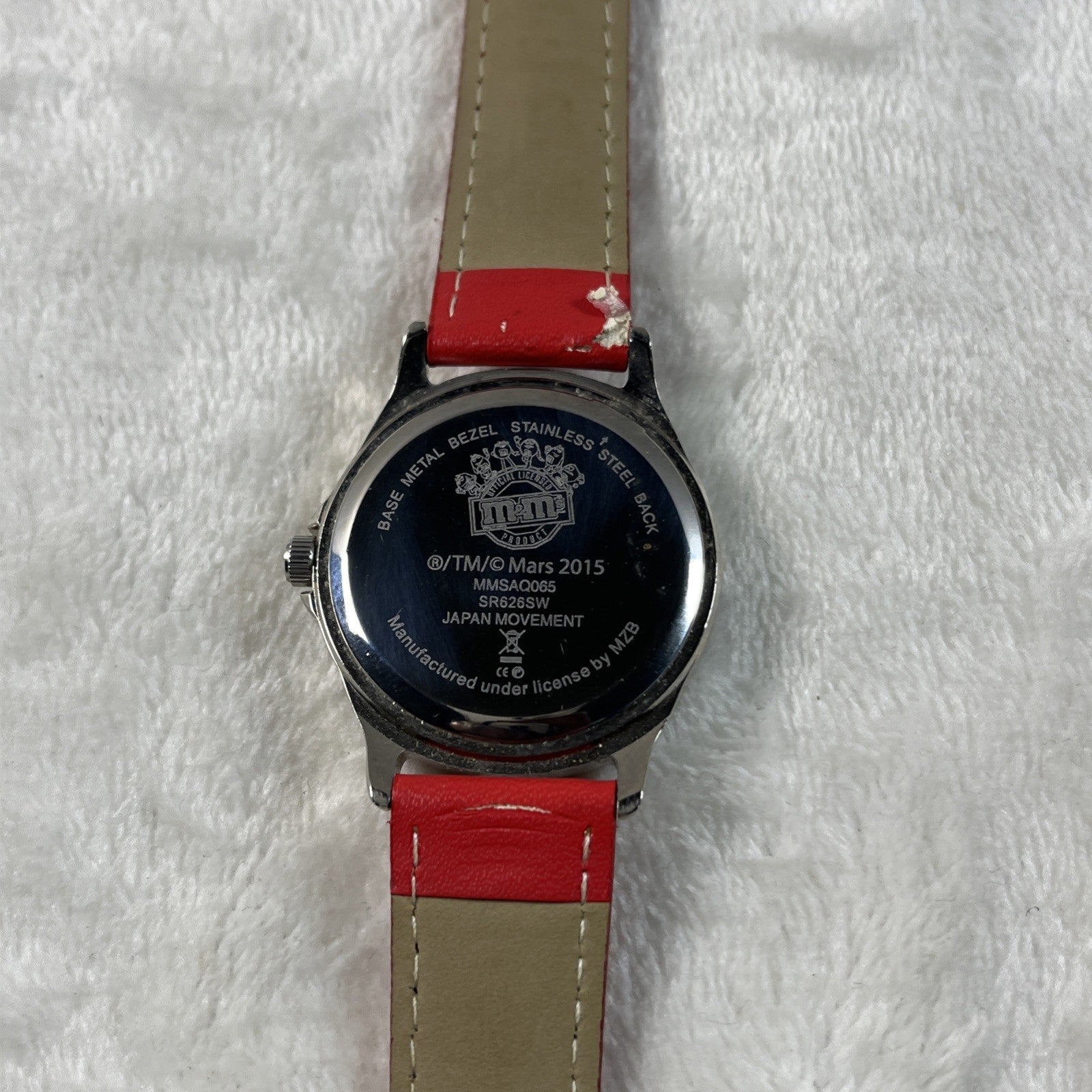  Mars M&M's Red Watch Collectibles Advertising Character 2015  MMSAQ025