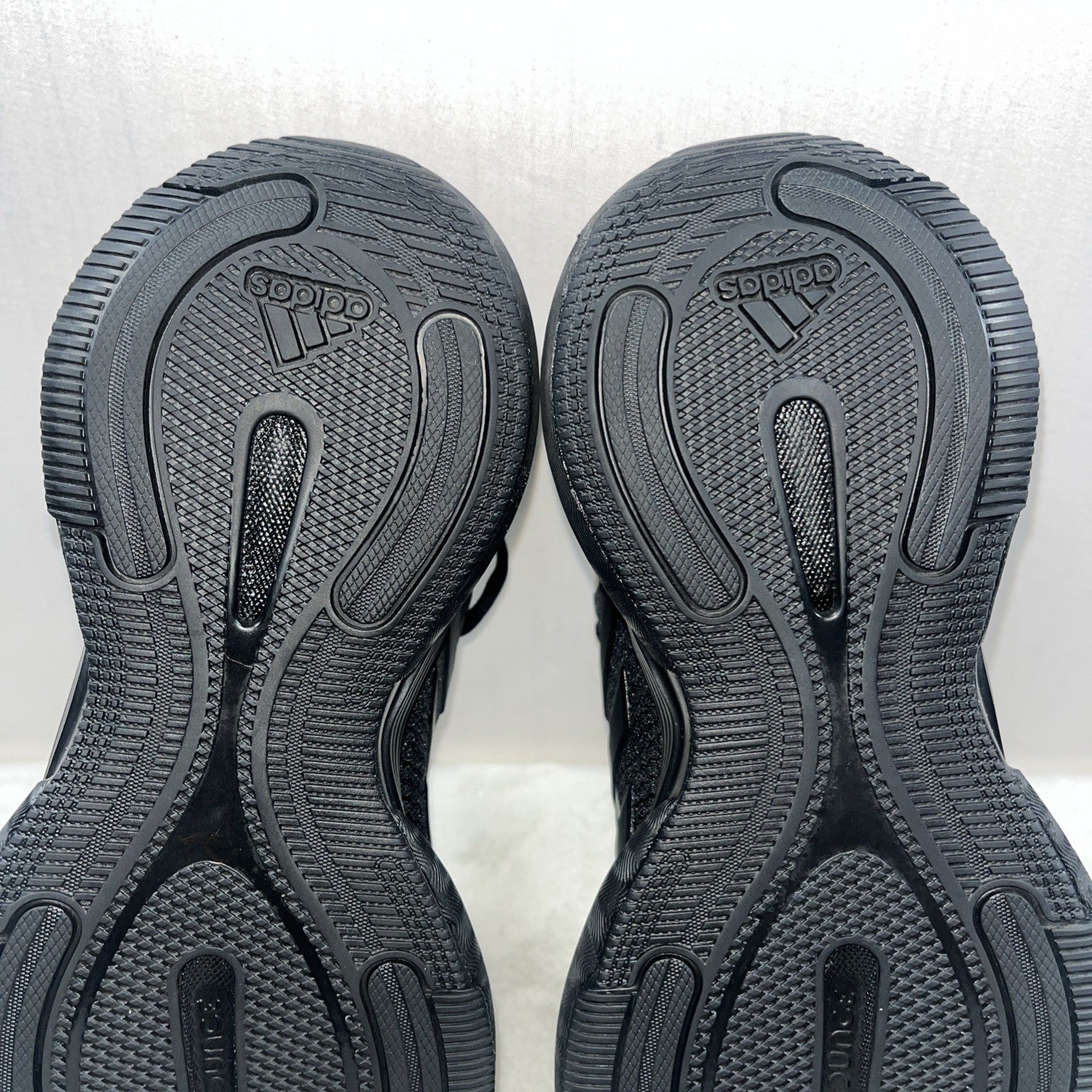 Adidas Bounce Shoes Women Black Athletic Sneakers Size 8 