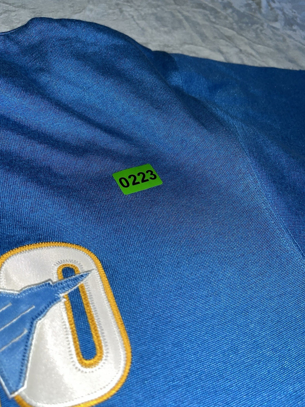 Stall & Dean Seattle Sonics Vintage Warm Up Shirt Jersey Men5XL Blue Basketball