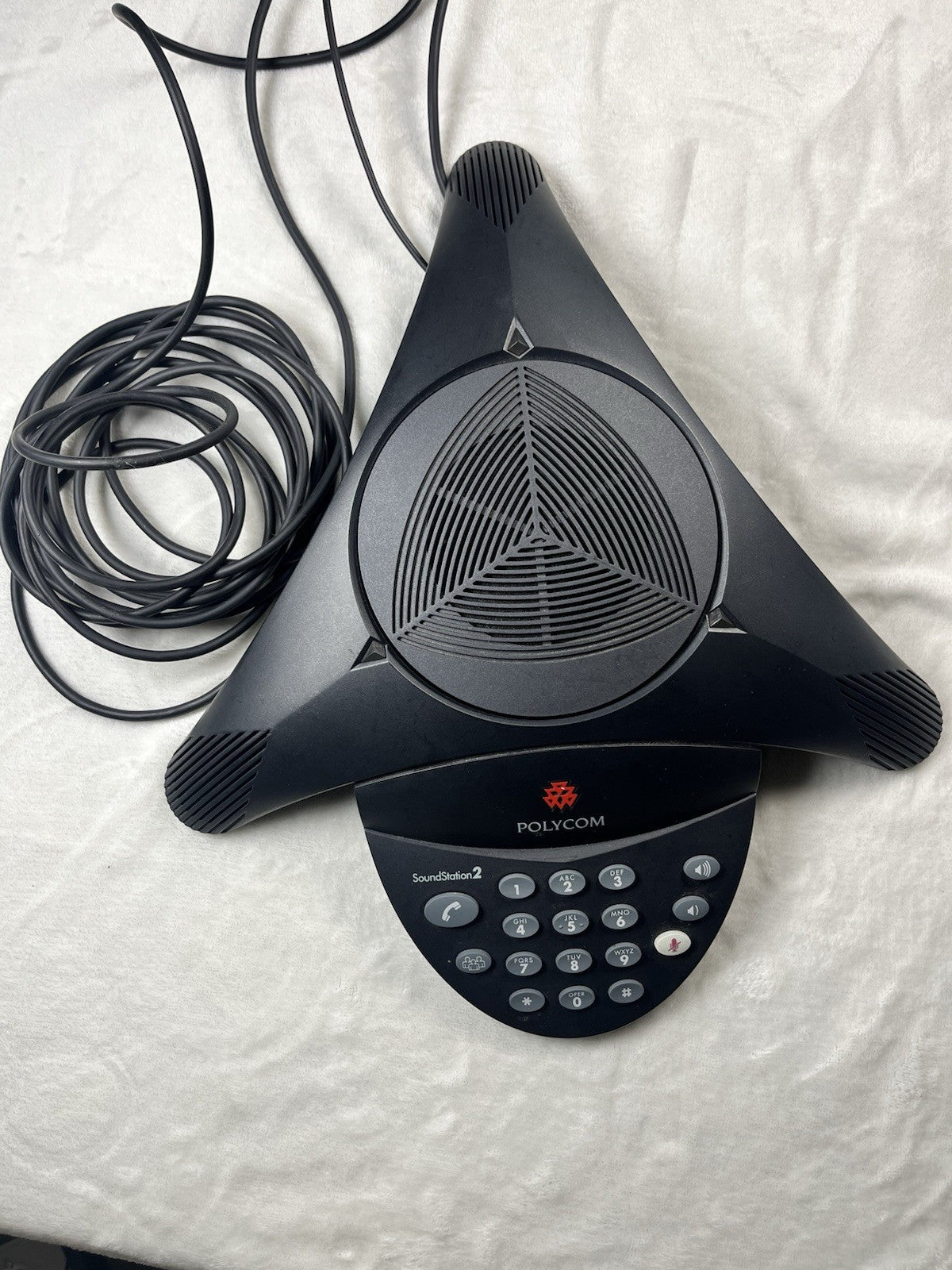 Polycom 2200-16200-001 SoundStation2 EX Display Analog Conference Phone