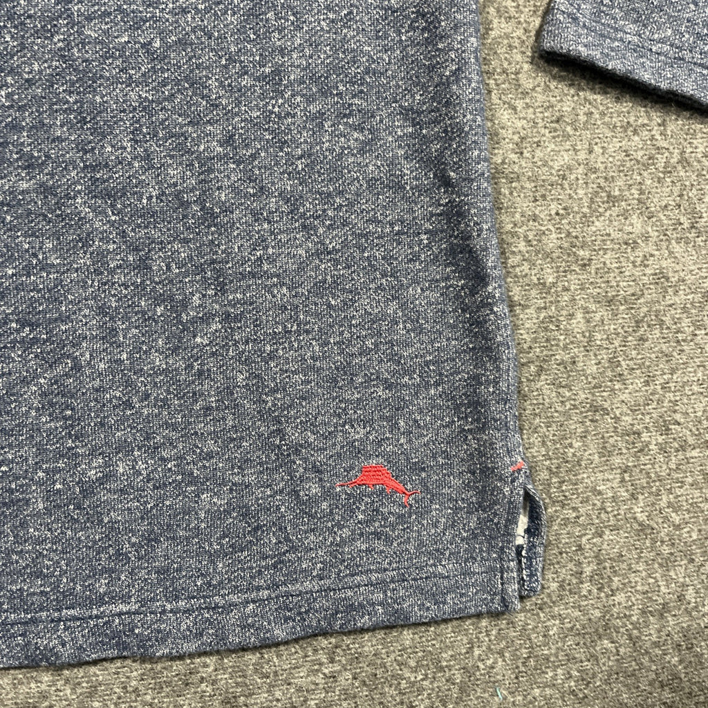 Tommy Bahama Sweater Mens XL Blue Knit Pullover Lightweight Sweatshirt Adult A4