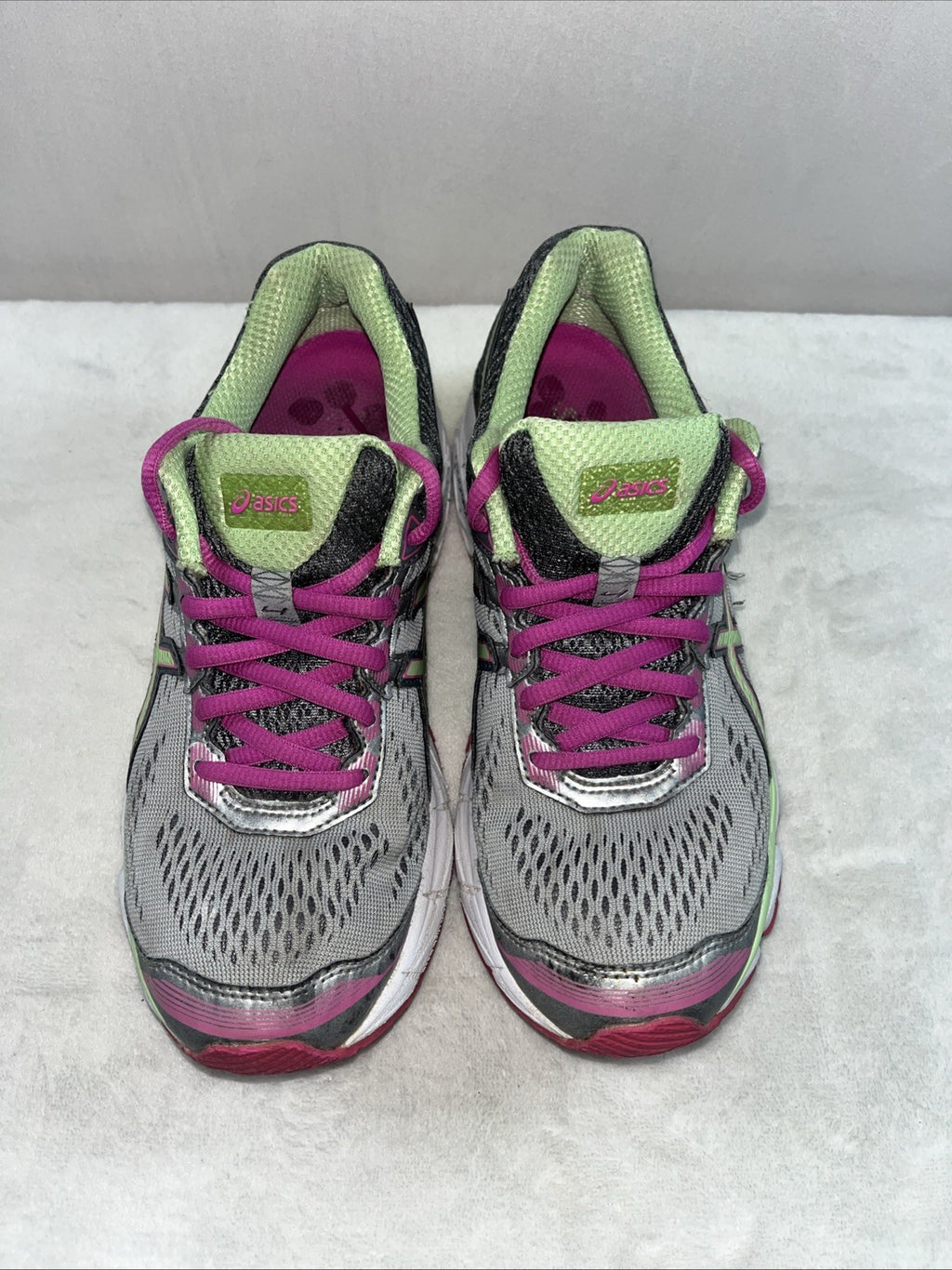 Size 7 - ASICS GT 1000 4 Silver Pistachio Pink W