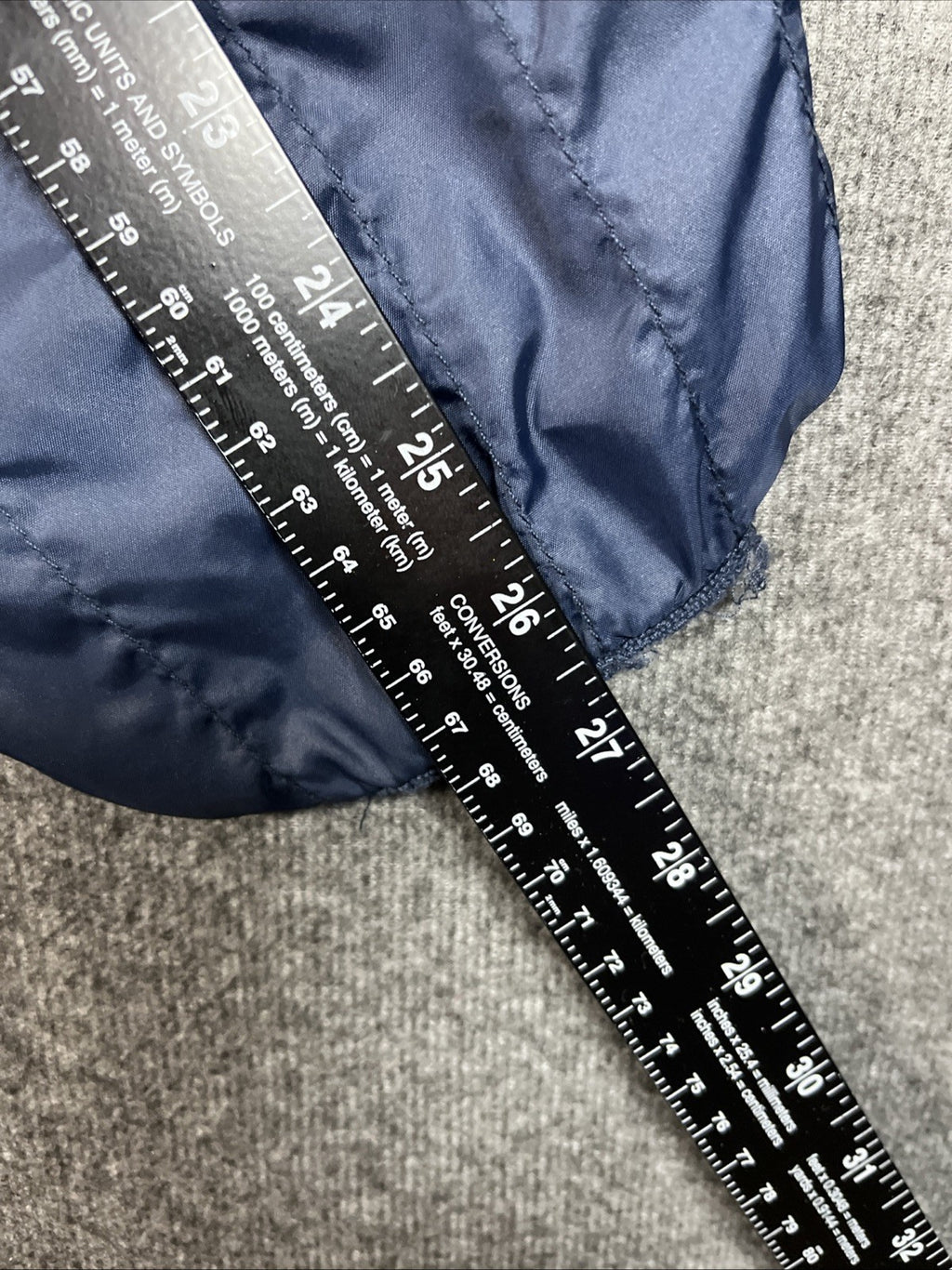 Armani exchange men’s bomber jacket Blue vintage Full zip extra large