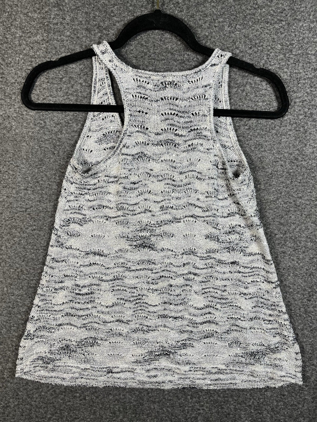 I.N.C. International Concepts sleeveless gray knit top Medium Polyester Rayon 