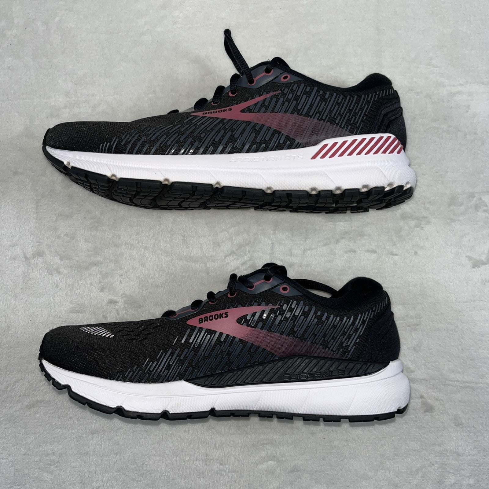 Brooks Addiction GTS 15 Black Mauvewood W 9.5