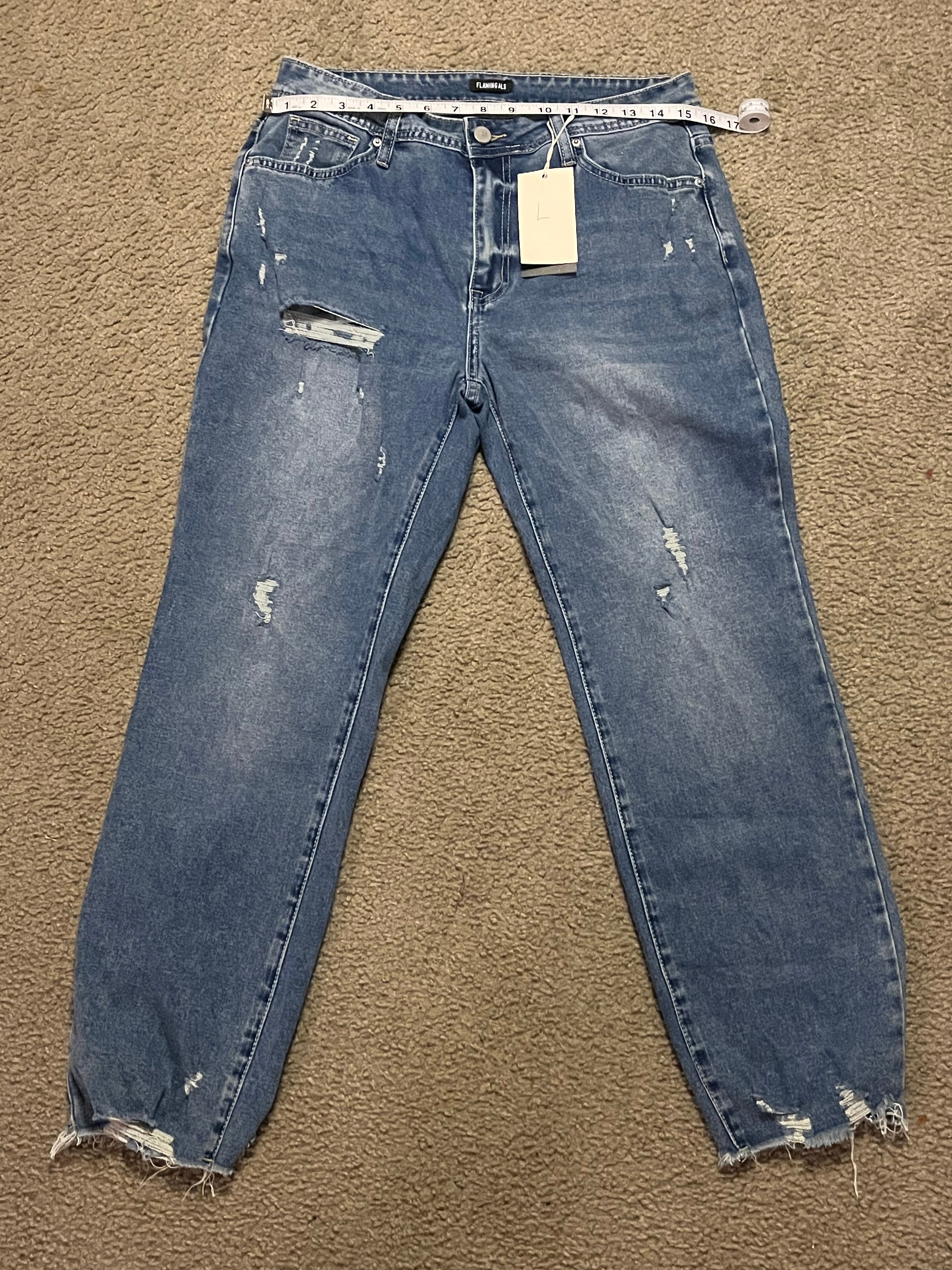 Distressed ripped Jeans