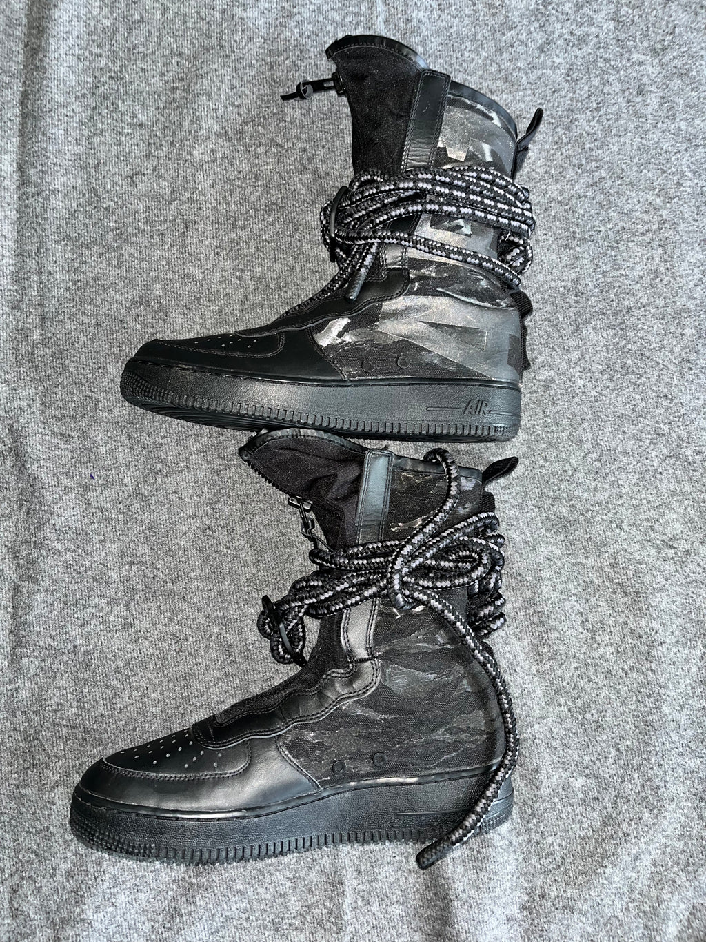 Nike Air force 1 sneaker boots Black