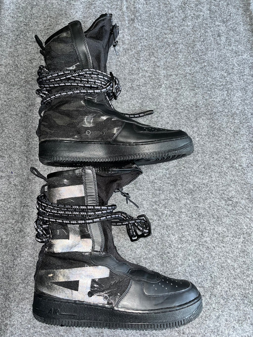 Nike Air force 1 sneaker boots Black