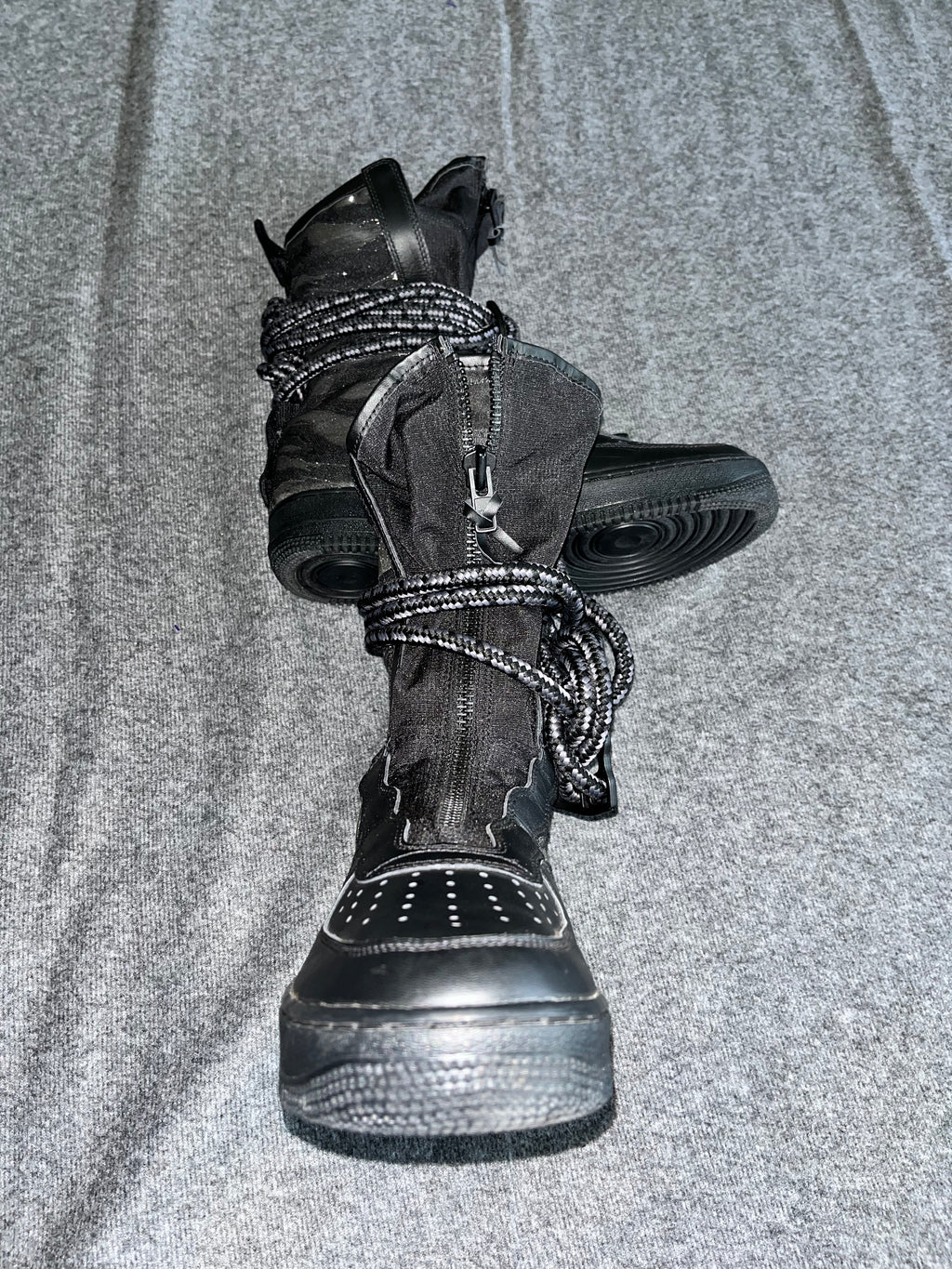 Nike Air force 1 sneaker boots Black