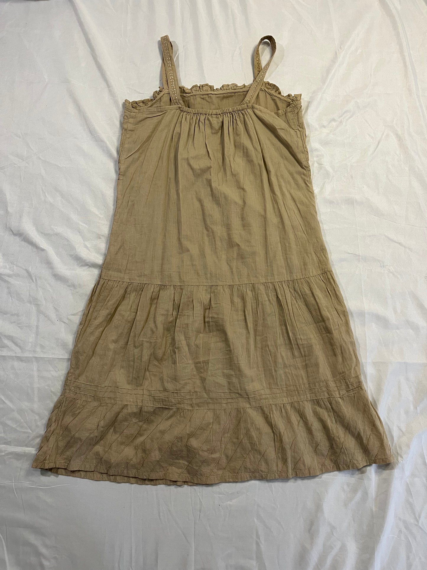 Tan Dress 60s vibe