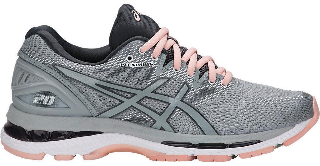 Size 8 - ASICS Gel Nimbus 20 Mid Grey Pink W