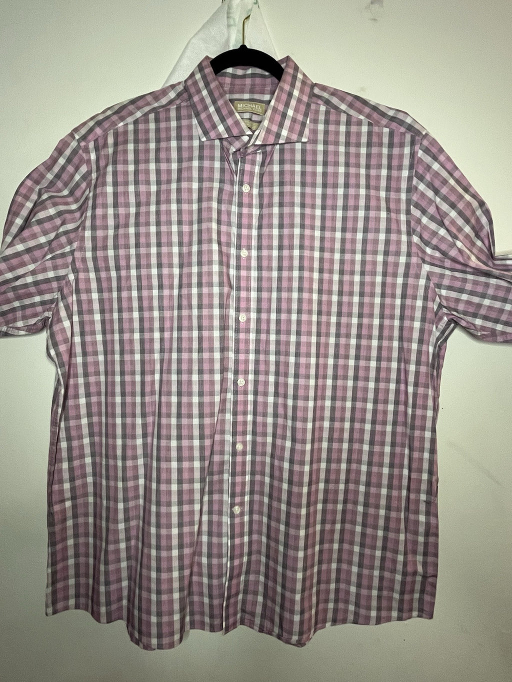 Michael Kors Pink Long Sleeve Dress Shirt 3XL 