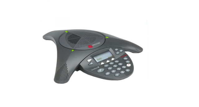 Polycom 2200-16200-001 SoundStation2 EX Display Analog Conference Phone